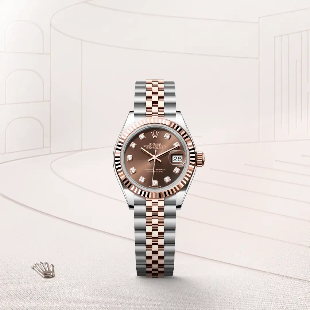 Rolex Lady-Datejust Everose Gold Rolesor Oystersteel, M279171-0011